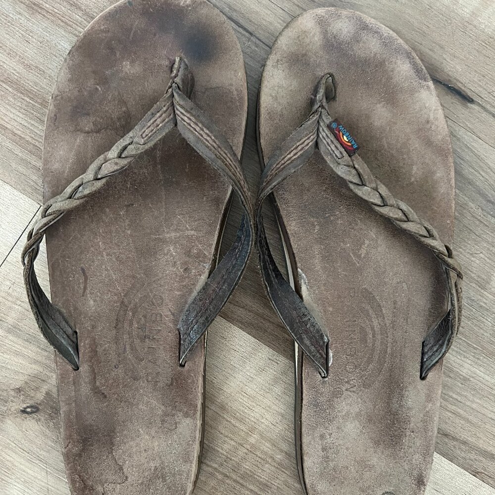 RAINBOW Flirty Braidy Sandals - Genuine Leather - M